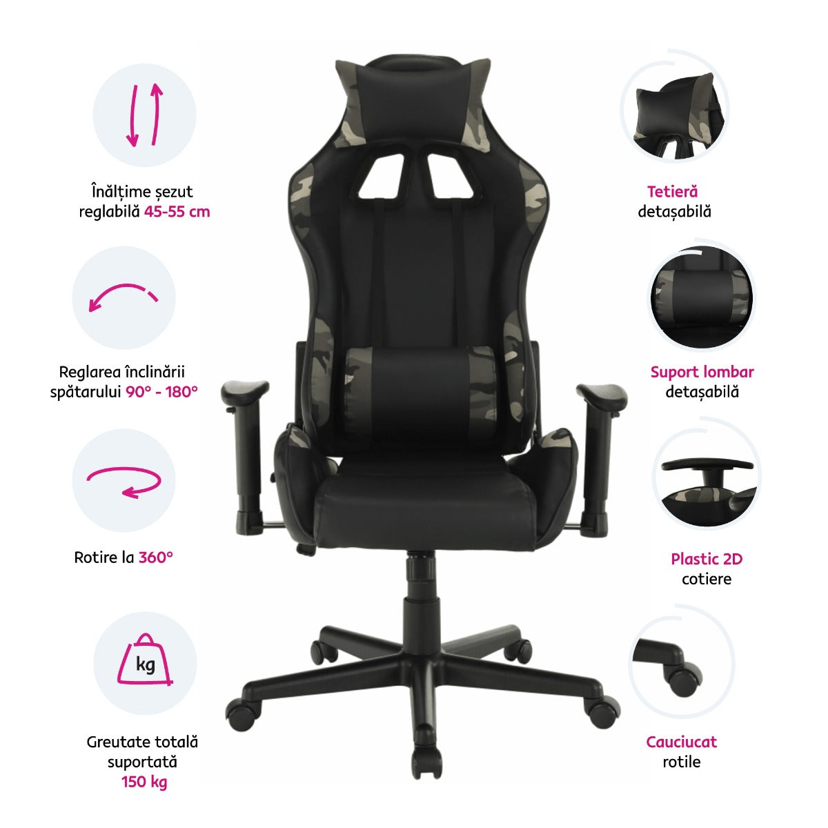 Scaun de birou ANCORA