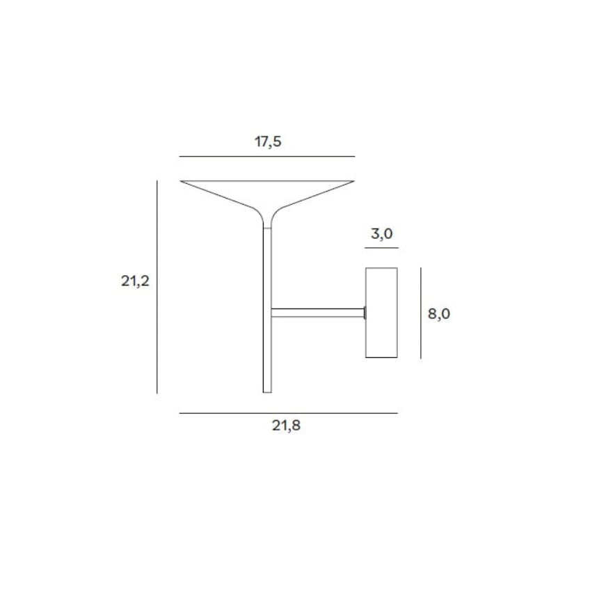 Aplica de perete HANAS