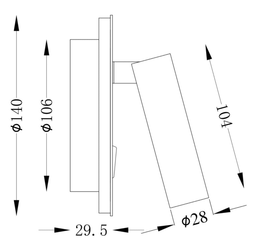 Aplica de perete IOSI ROUND