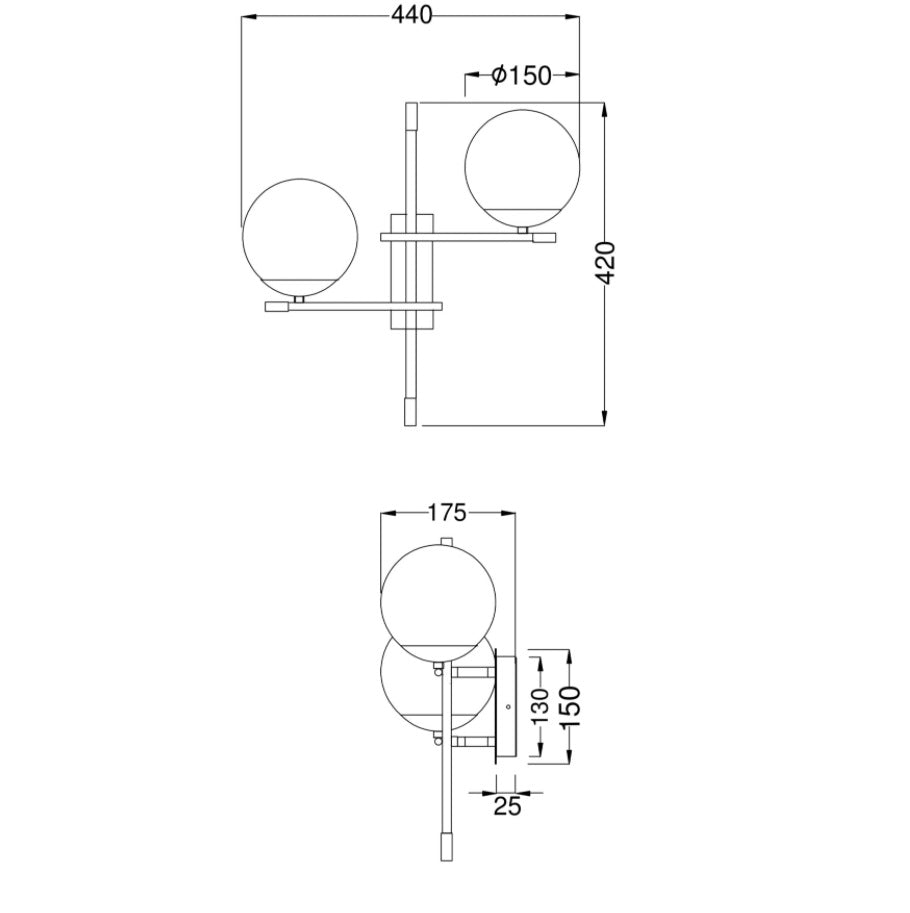 Aplica de perete NOSTALGIC RIGHT