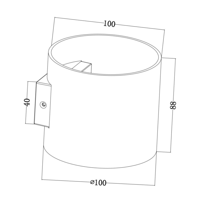 Aplica de perete RONDA GOLD