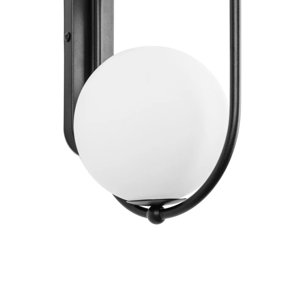 Aplică de perete KAVEN E — Negru