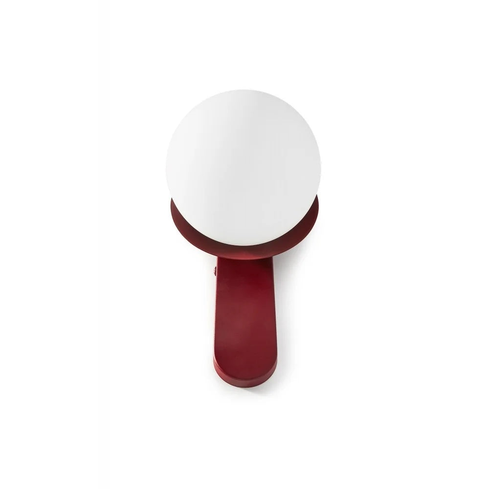 Aplică de perete NORVIK D IP44 — Bordo