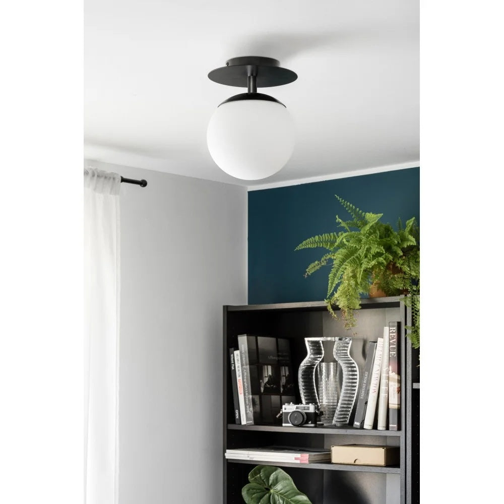 Aplică de perete SOLVRA C IP44 — Negru