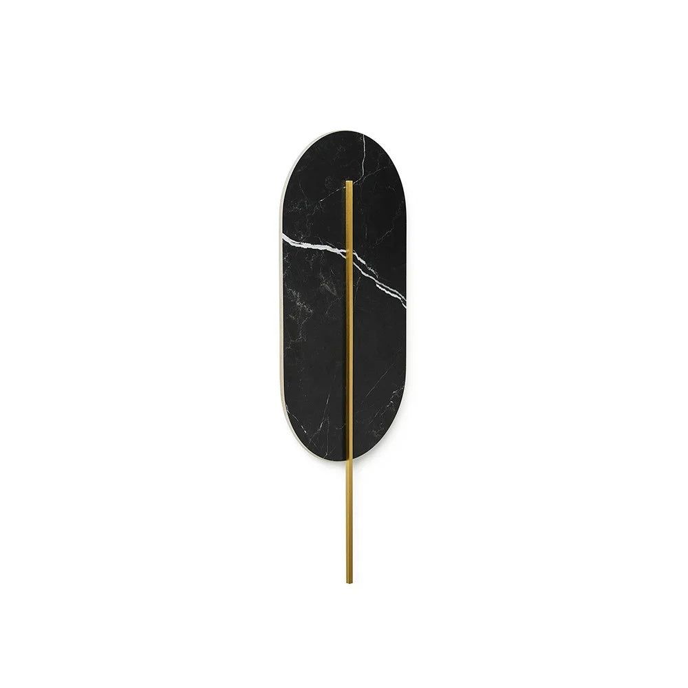 Aplică de perete ROVNIR STONE — Negru
