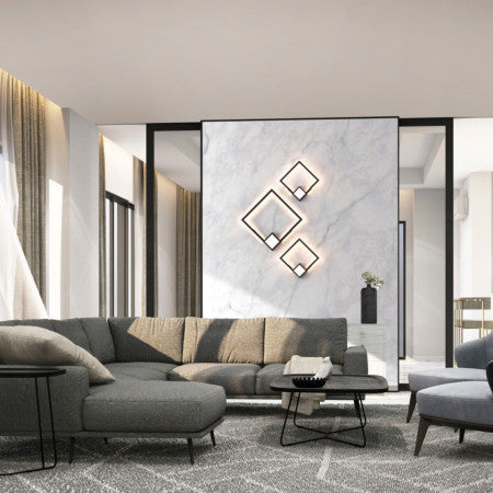 Aplica de perete TIG 17.5W BLACK