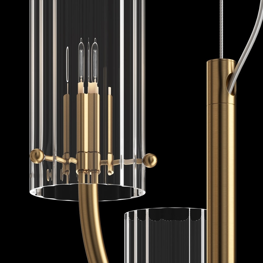 Lampa suspendata ARCOS BRASS L3