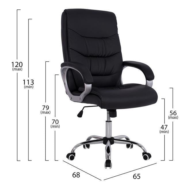 Scaun de birou ASPERO BLACK
