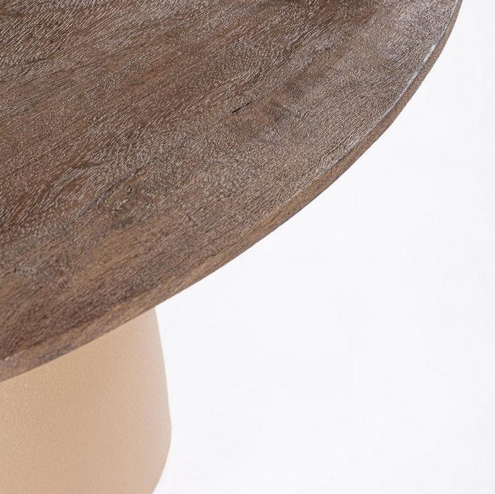 Masuta de cafea ASUKA RUSTIC BROWN 86 x 76 cm x 40 CM