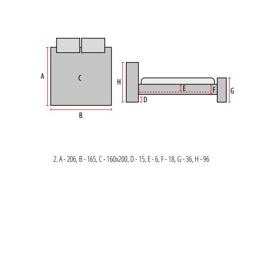 Pat AURIS VELVET 160 x 200 CM
