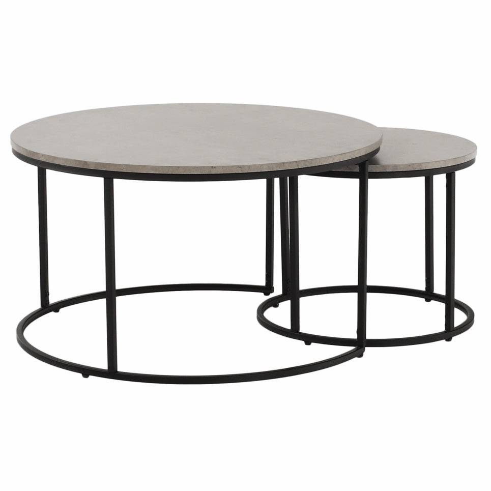 Set 2 masute de cafea AYLIN 80 CM