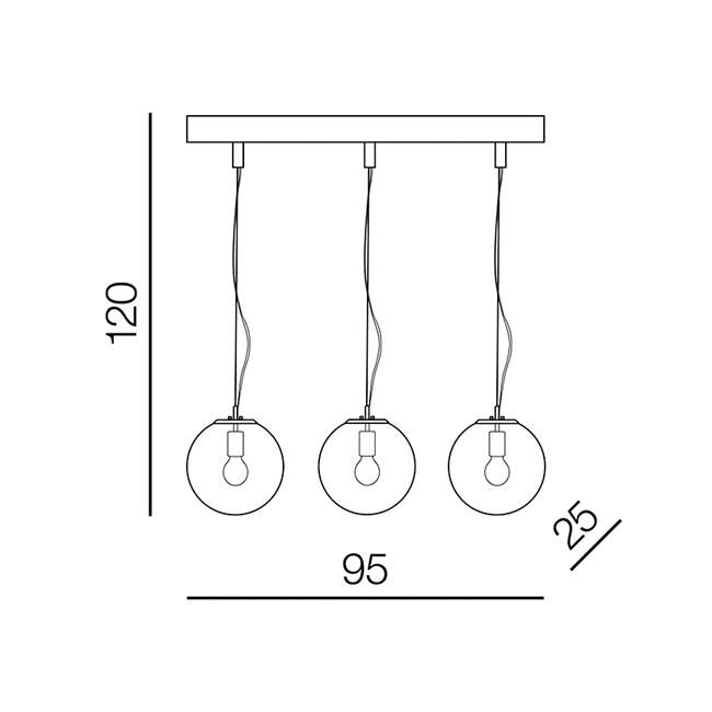 Lampa suspendata ILIA LINE