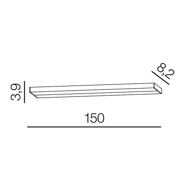 Lampa de perete TOMAS IP44-Alb - PROMO STOC