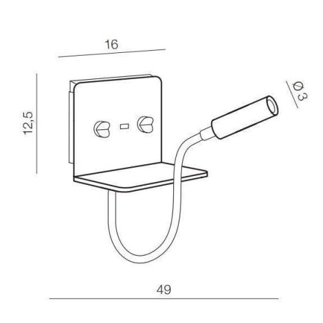Aplica de perete VARA