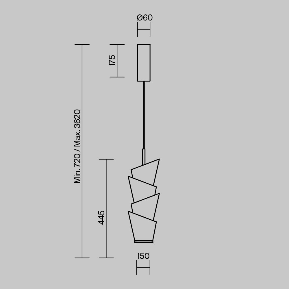Lampa suspendata SEOUL