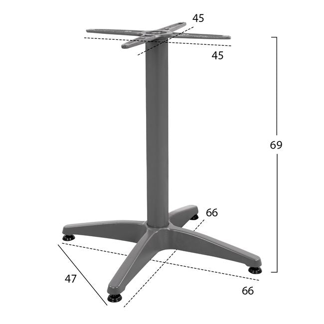 Picior masa GREGOR pentru blat 60-70 cm