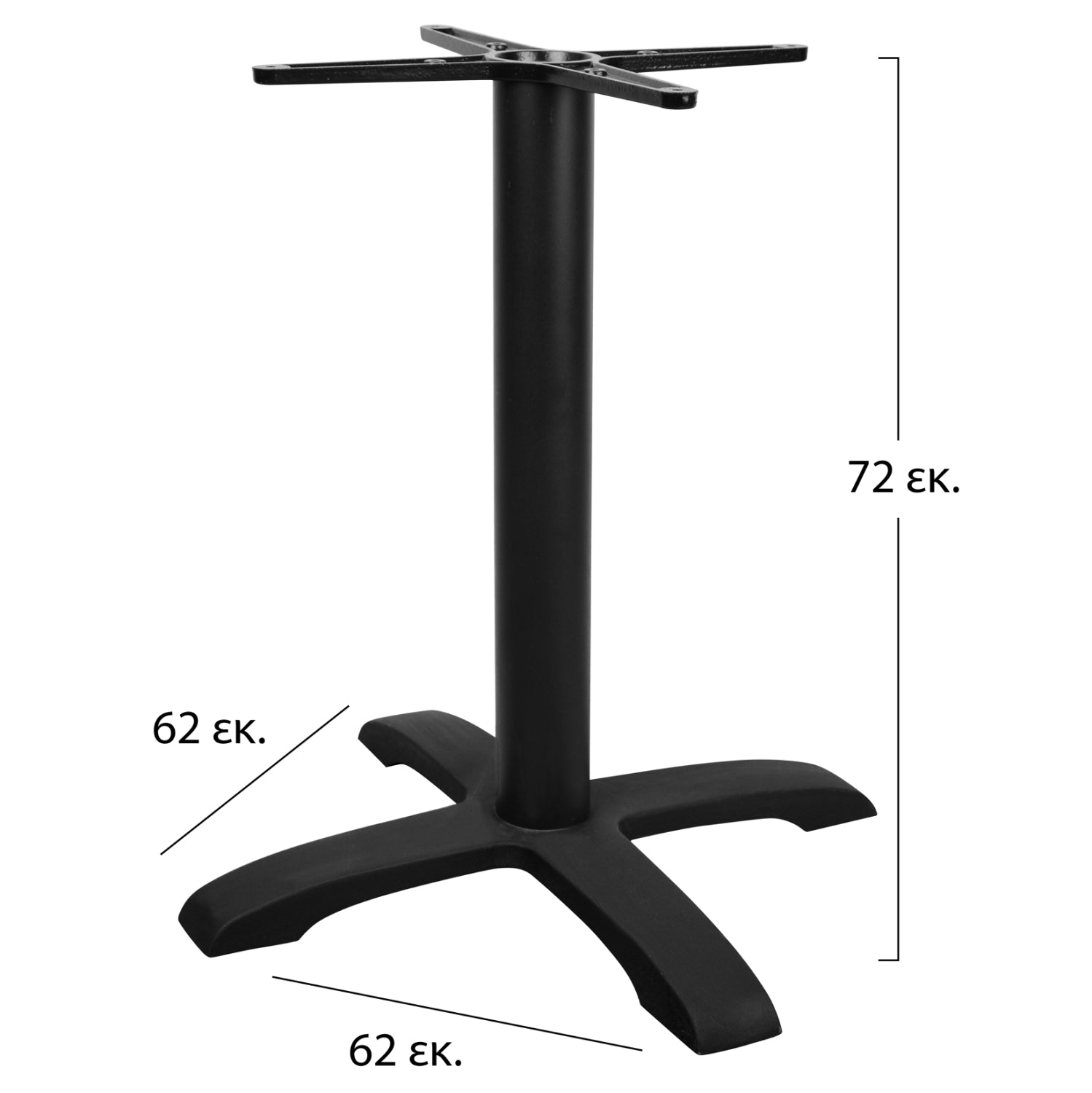 Picior masa CARSON pentru blat 60 / 70 / 80 cm