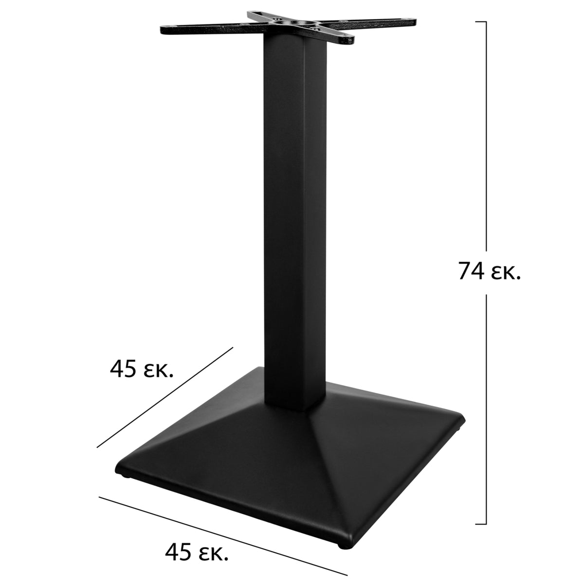 Picior masa PIRAMIDA pentru blat 60/70/80 CM