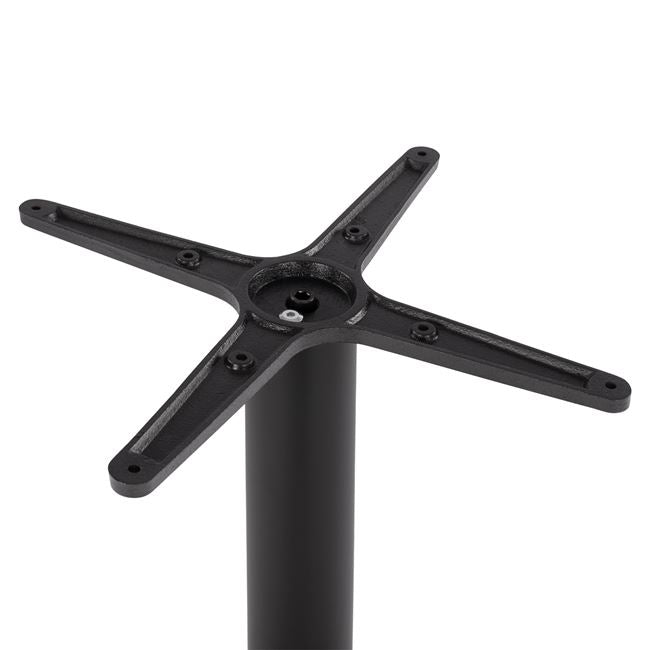 Picior masa FLOTT BLACK MATT pentru blat de 60-80 cm