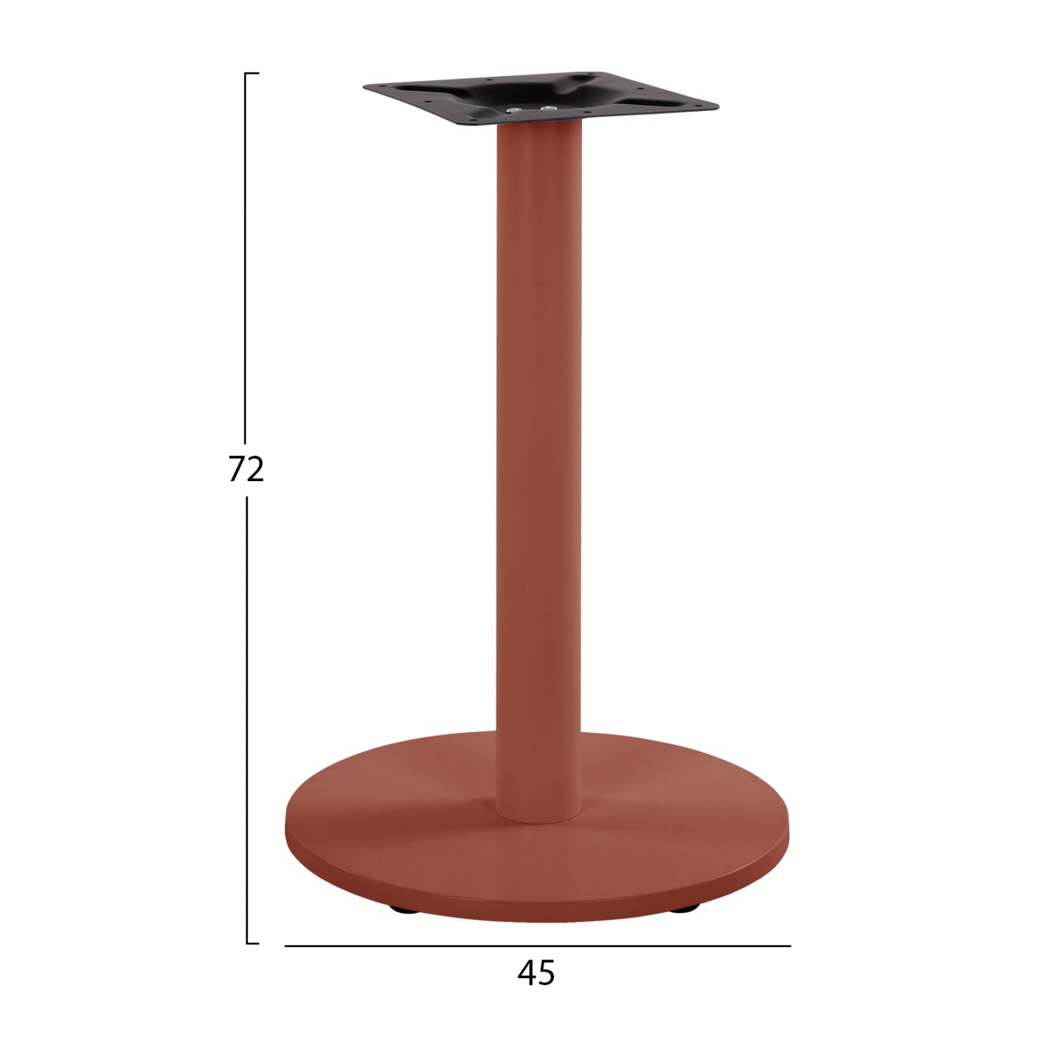 Picior masa TALA COLORS pentru blat de 60 / 70 cm