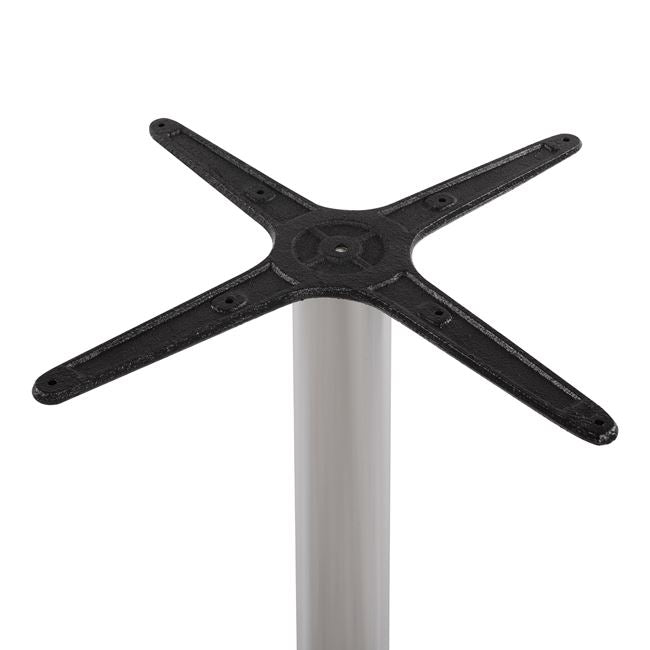 Picior masa de bar RONGE SILVER H 109cm pentru blat Φ60cm sau 60x60cm sau Φ70cm.