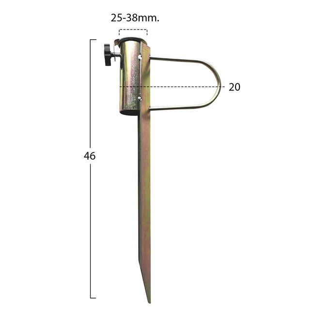 Baza umbrela STELLA ∅ 2.5-3.8 CM