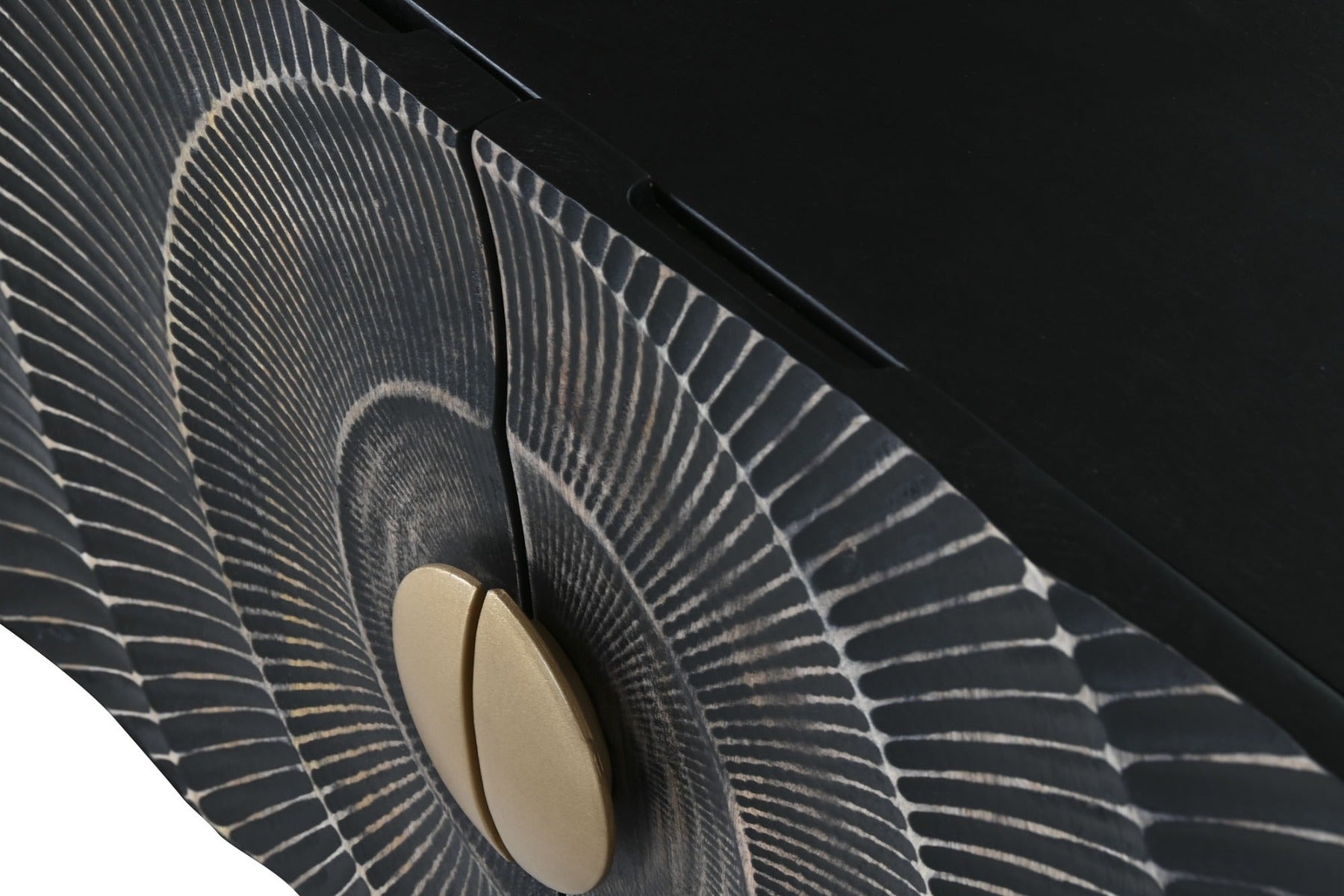 Comoda TV BAYERN BLACK 160 x 40 x 50 CM