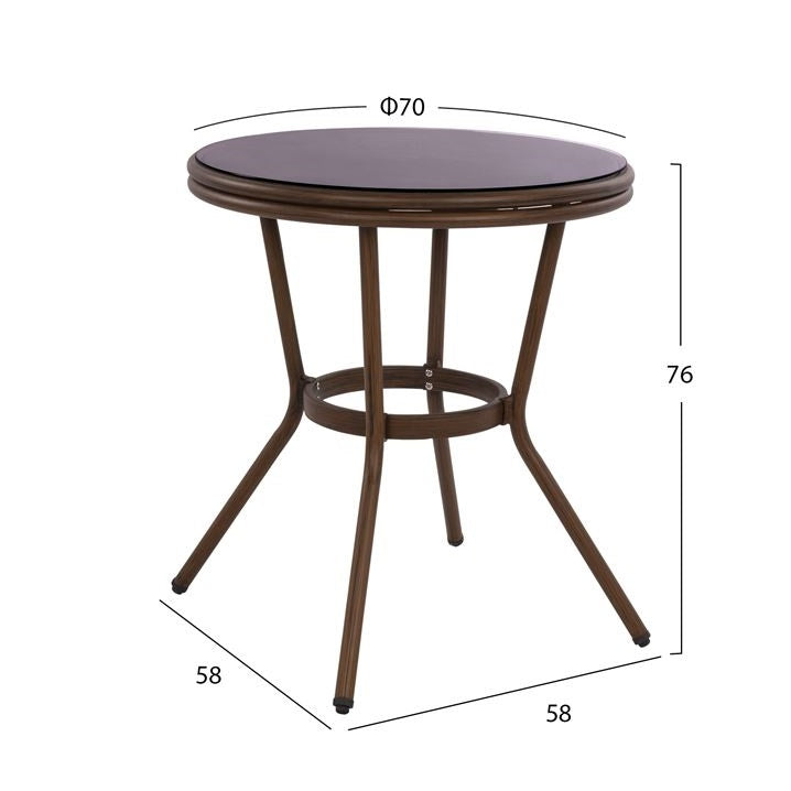 Masa BELLA BROWN Ø70 CM