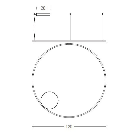 Lampa suspendata BENTON
