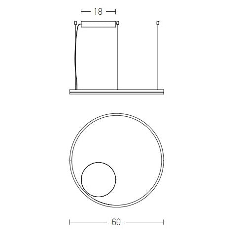 Lampa suspendata BENTON