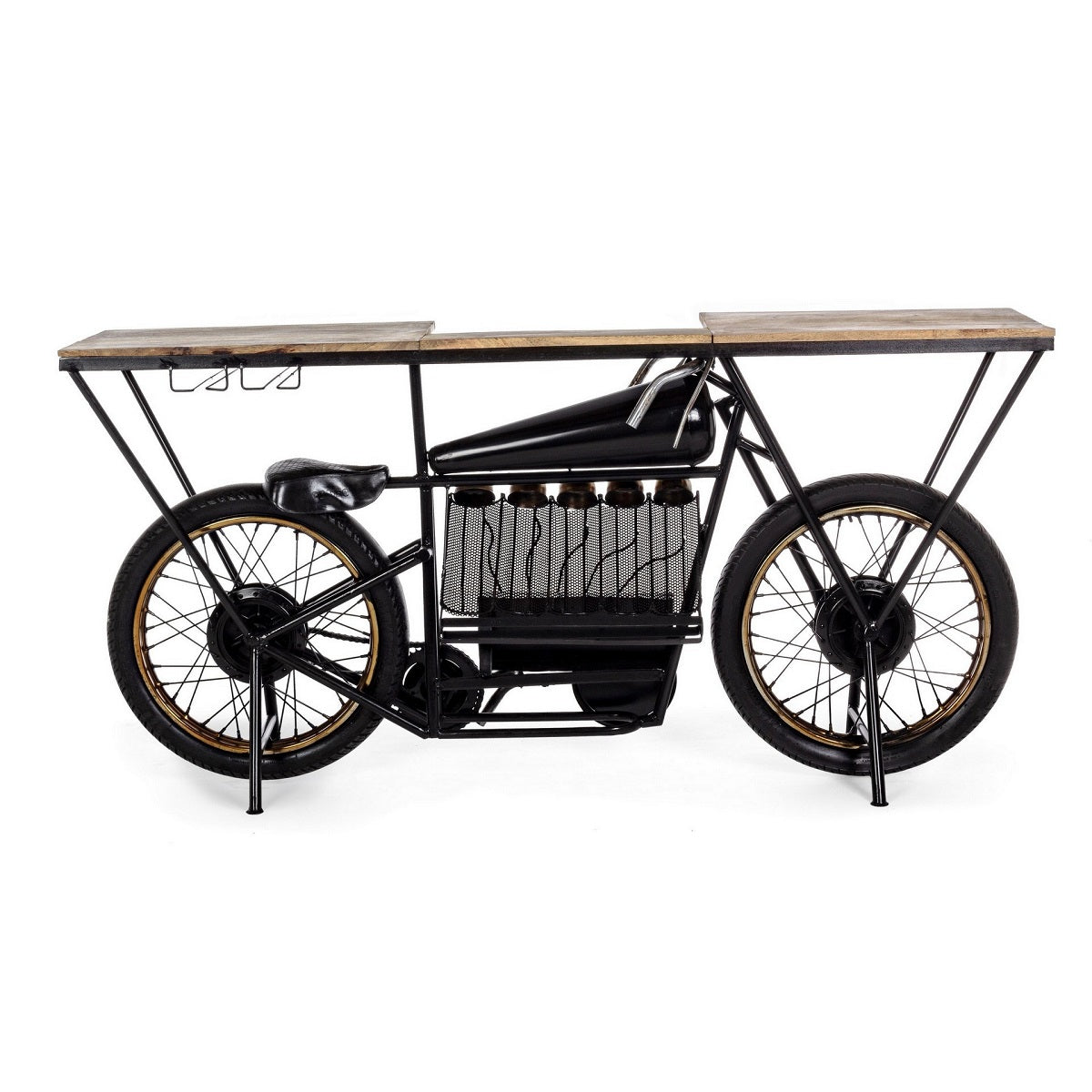 Consola/ Suport sticle vin BERCULIZ Moto 183 x 43 x 89 CM