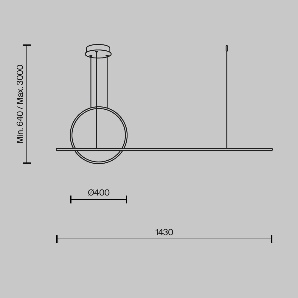 Lampa suspendata BERLUTO FORME