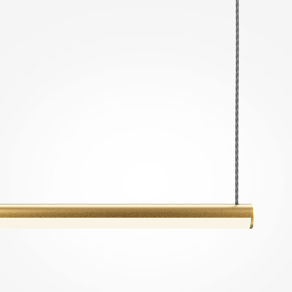 Lampa suspendata BERLUTO LINIAR BRASS 16W