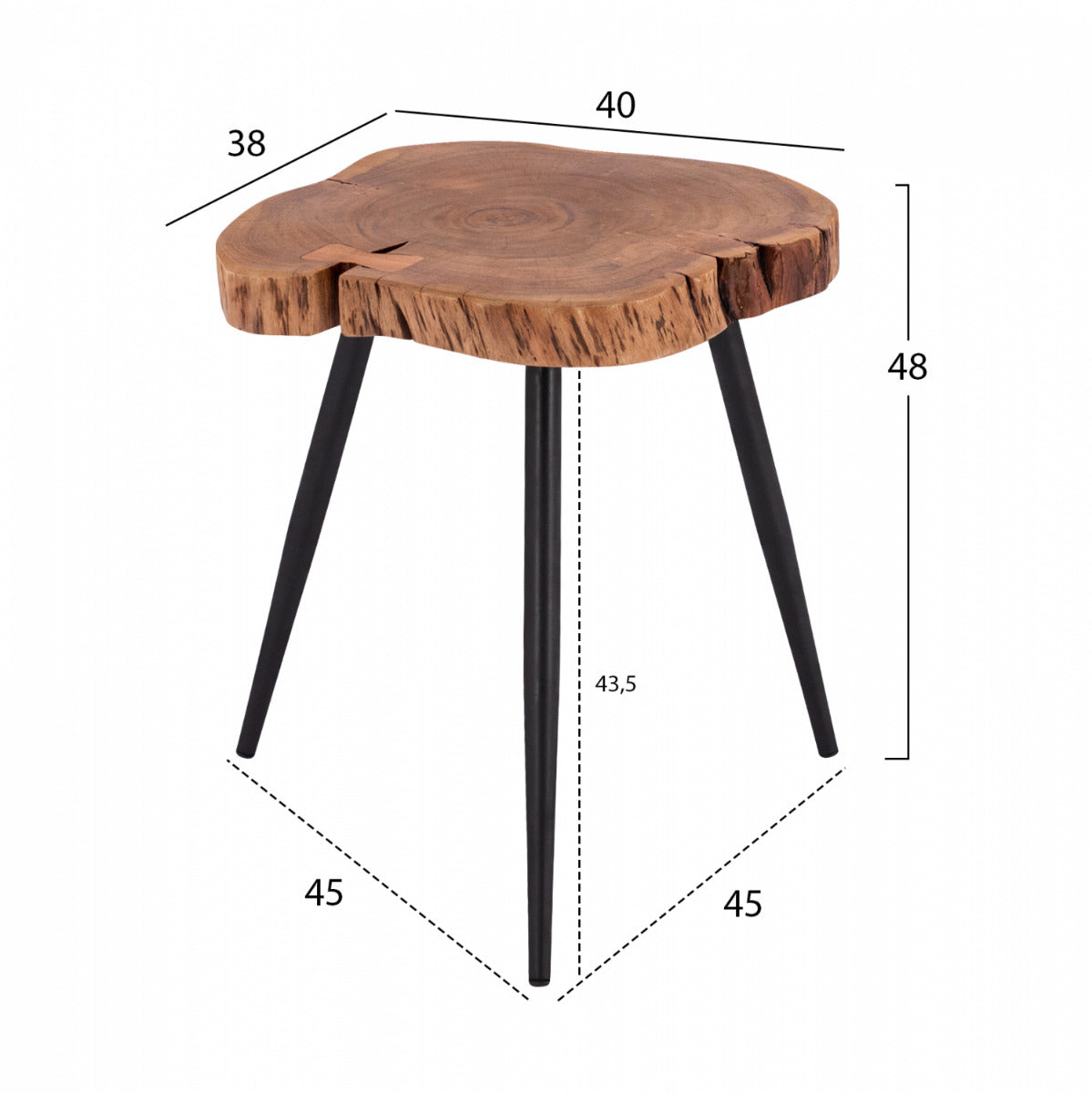 Masuta de cafea BERTIS 38 x 40 x 48 CM