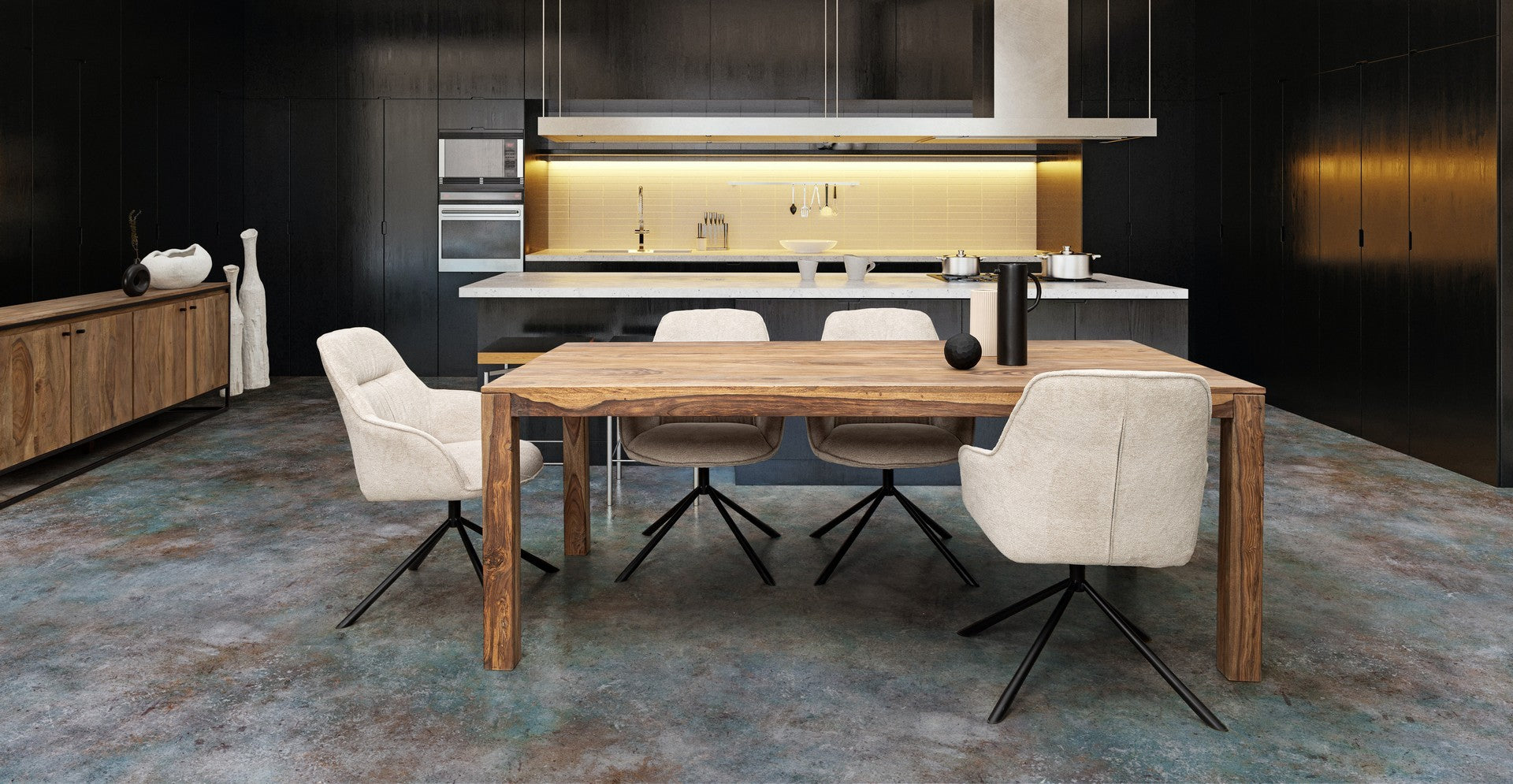 Masa BERUIA 200x100/160x90 CM