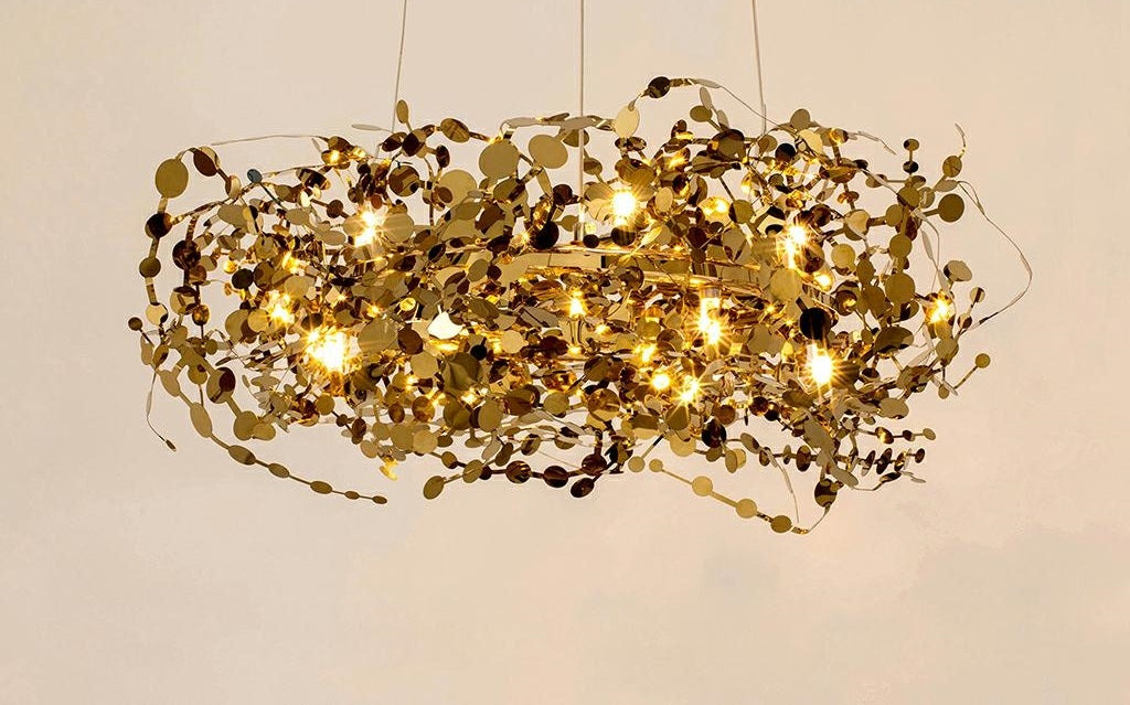 Lampa suspendata BIANKA GOLD Ø60 CM