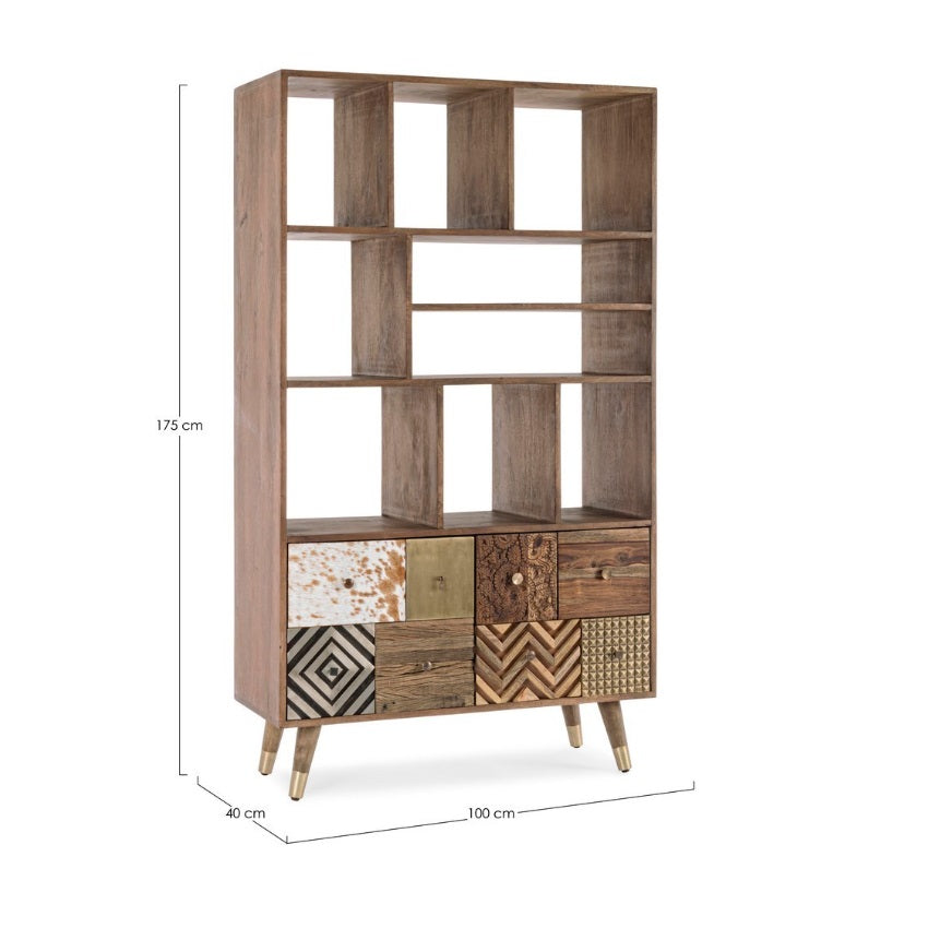 Bibliotecă DRAVA 100 x 40 x 175 CM