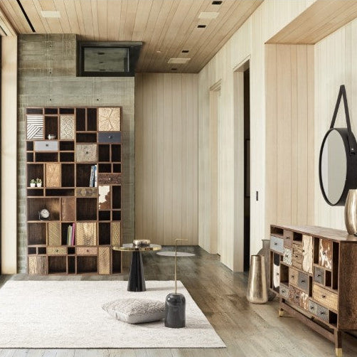 Bibliotecă DHAVAL 115 x 30 x 200 CM