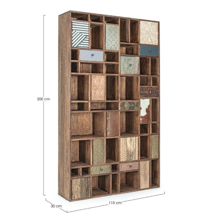 Bibliotecă DRAVA 115 x 30 x 200 CM