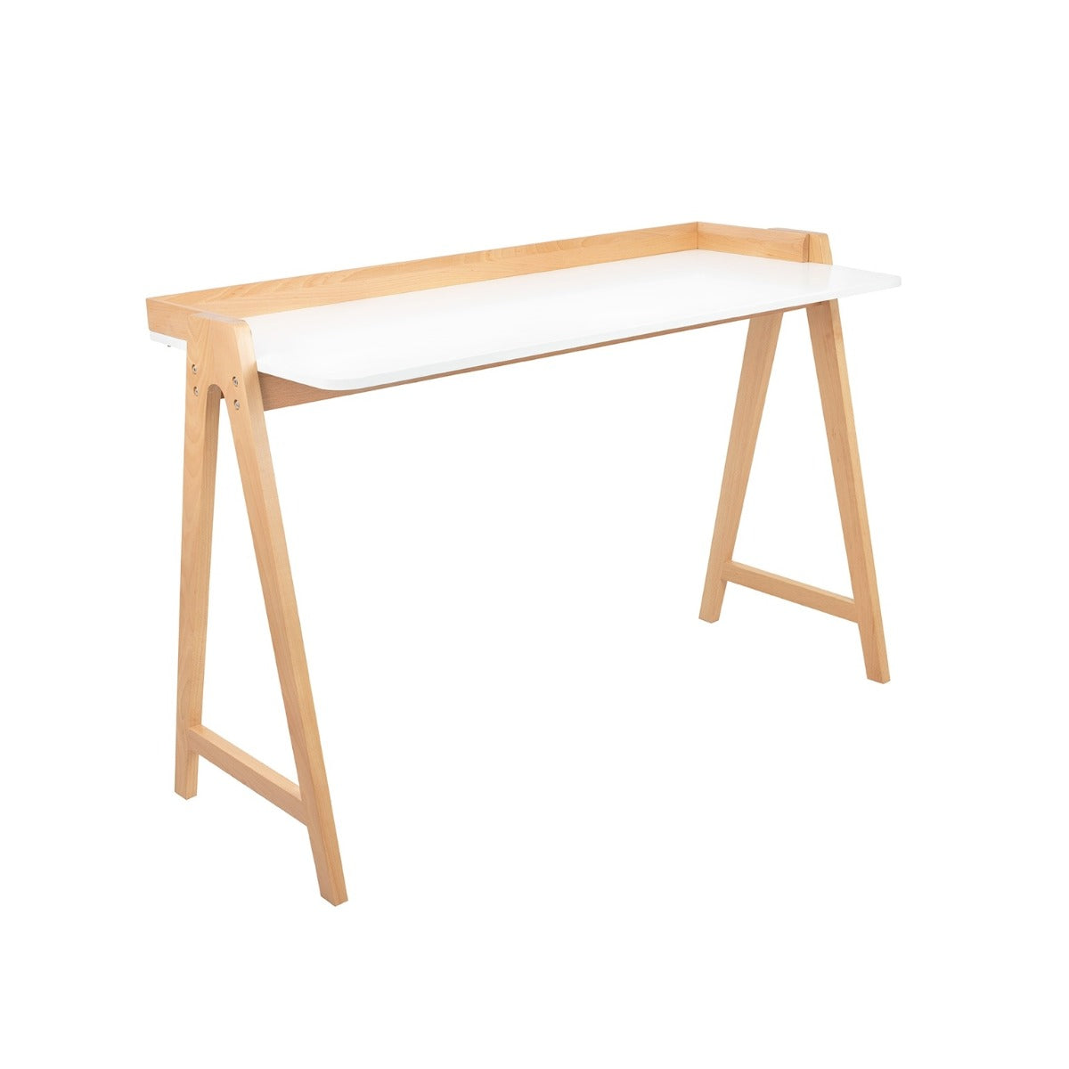 Birou COMPAS WHITE 123 x 53 x 80 CM