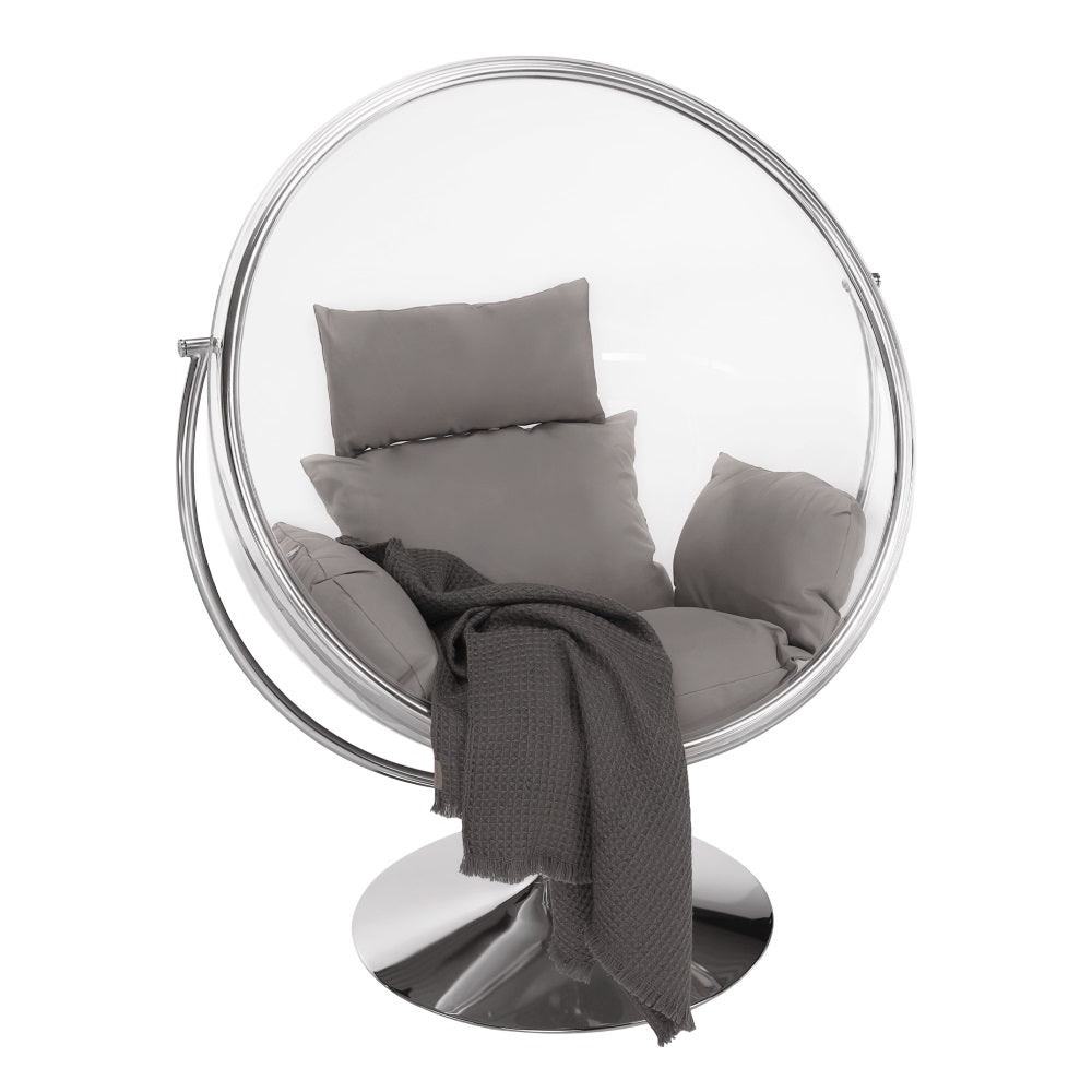 Fotoliu balansoar BOBOLI STAND CHROME