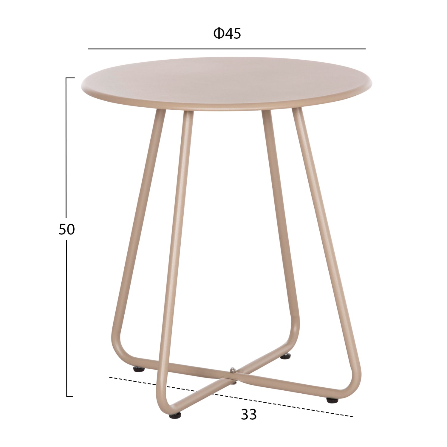 Masuta de cafea AMENO Ø45 x 50 CM