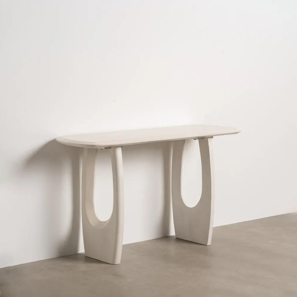 Consola BONSA WORN WHITE 130 x 46 x 76 CM