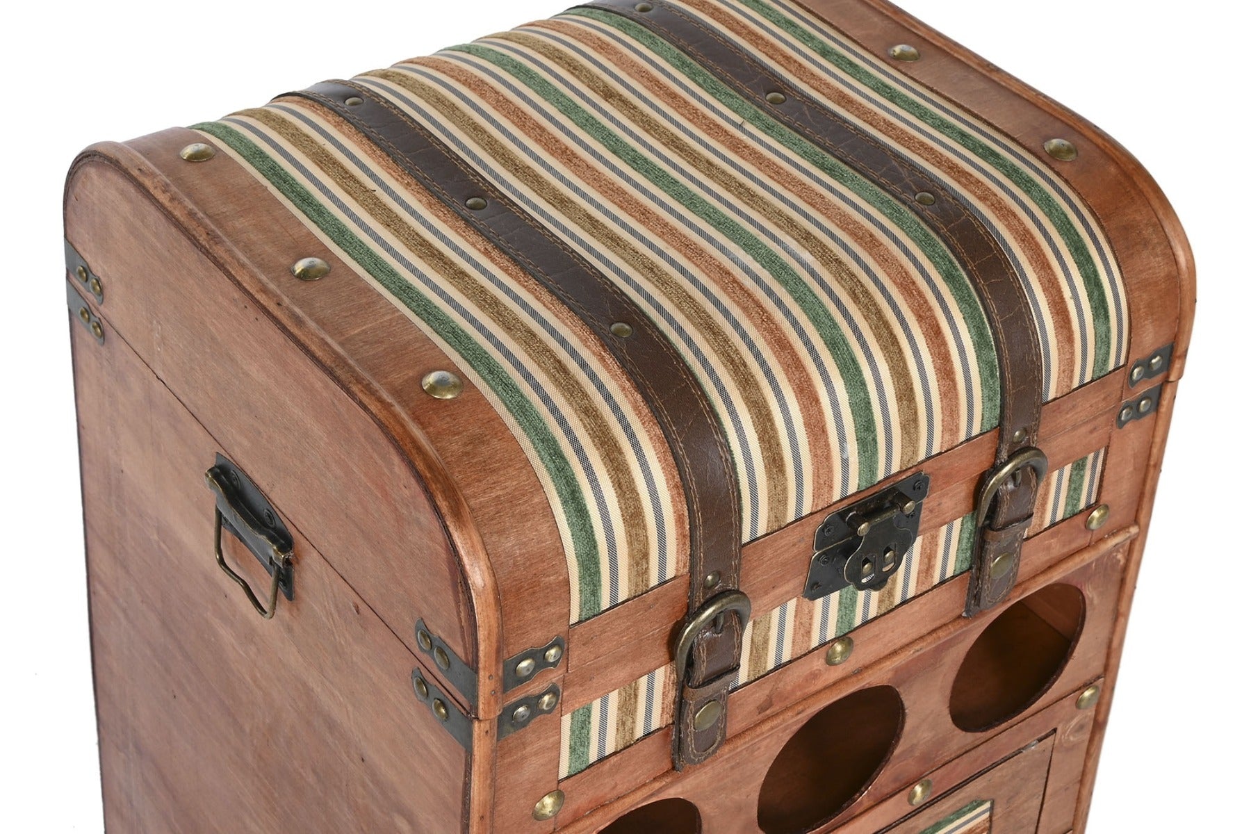 Suport sticle vin BONTICELO BROWN 40 x 35 x 71 CM