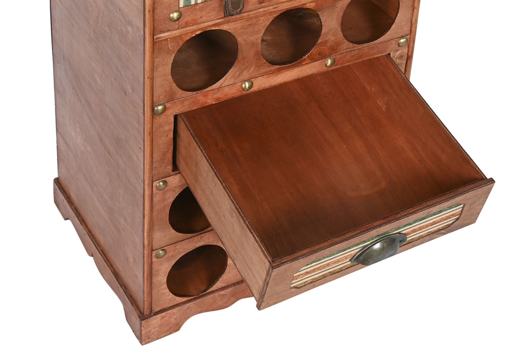 Suport sticle vin BONTICELO BROWN 40 x 35 x 71 CM