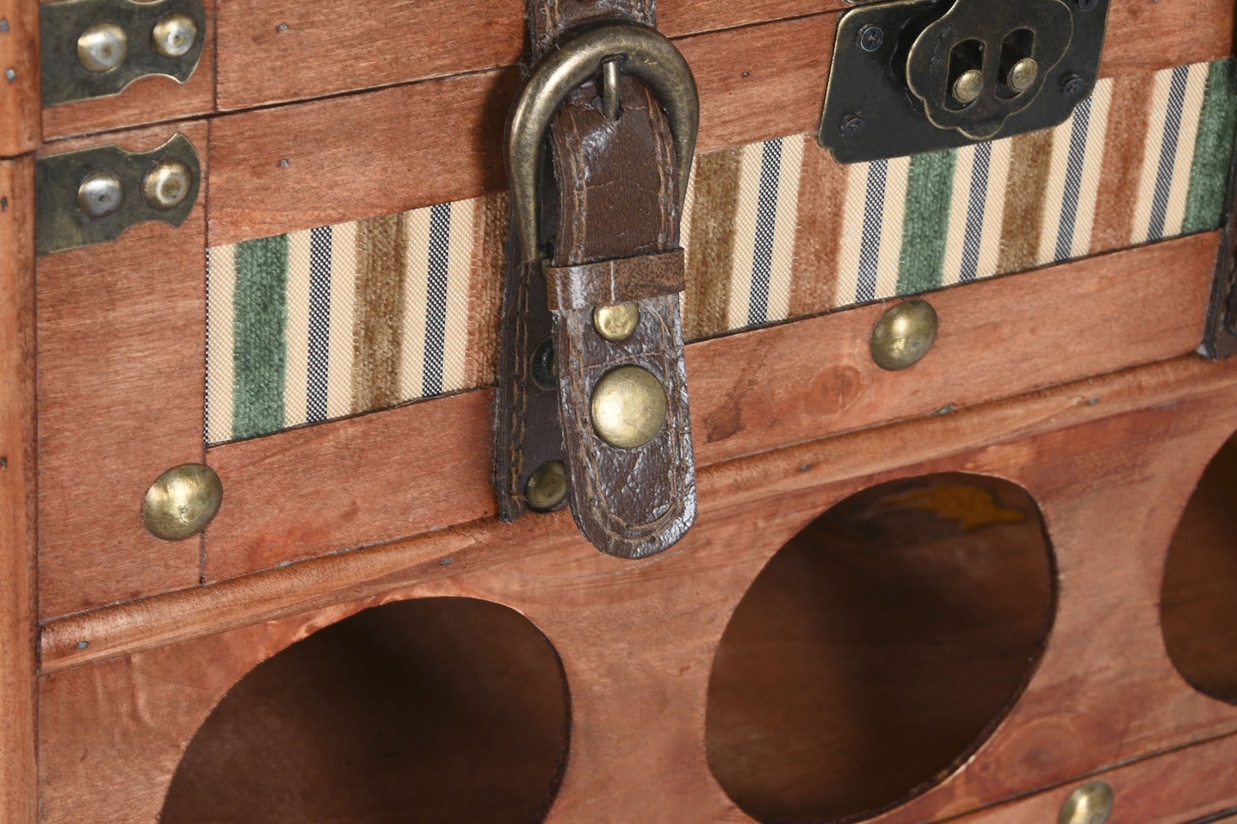 Suport sticle vin BONTICELO BROWN 40 x 35 x 71 CM