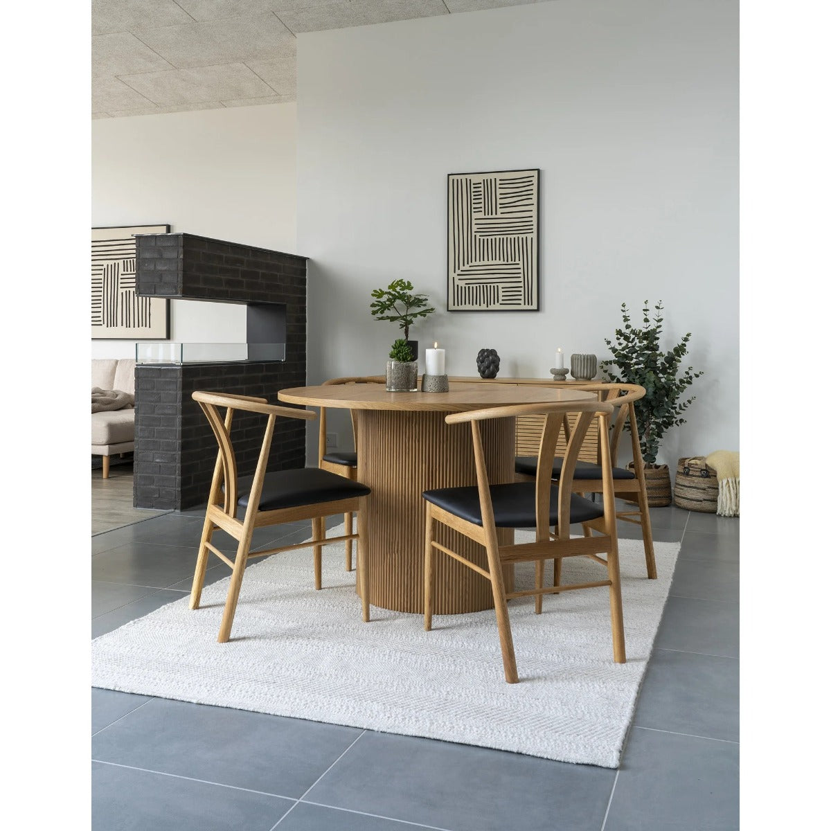 Masa BORAVISTA NATURAL Ø120 CM