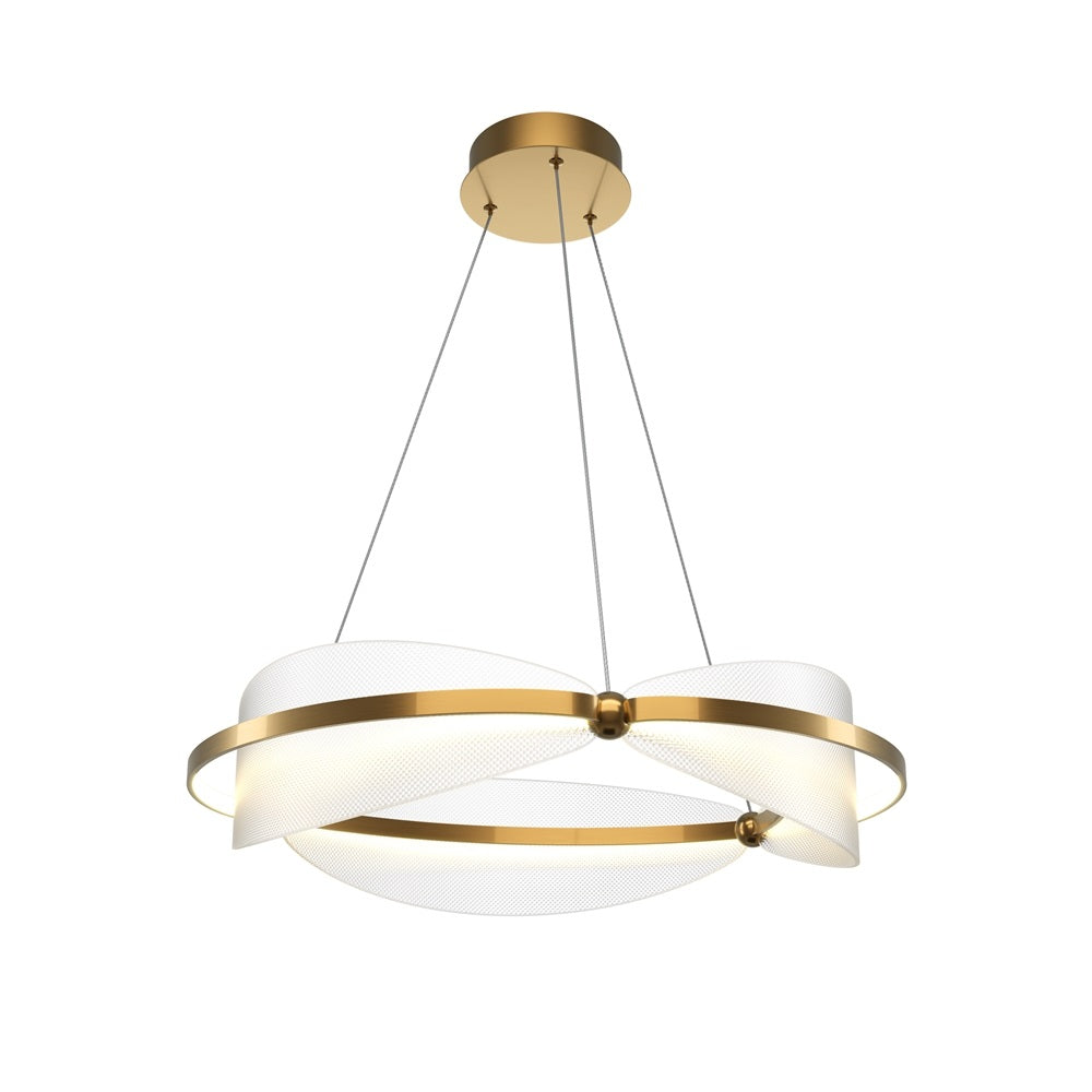 Lampa suspendata BREZA BRASS ROUND