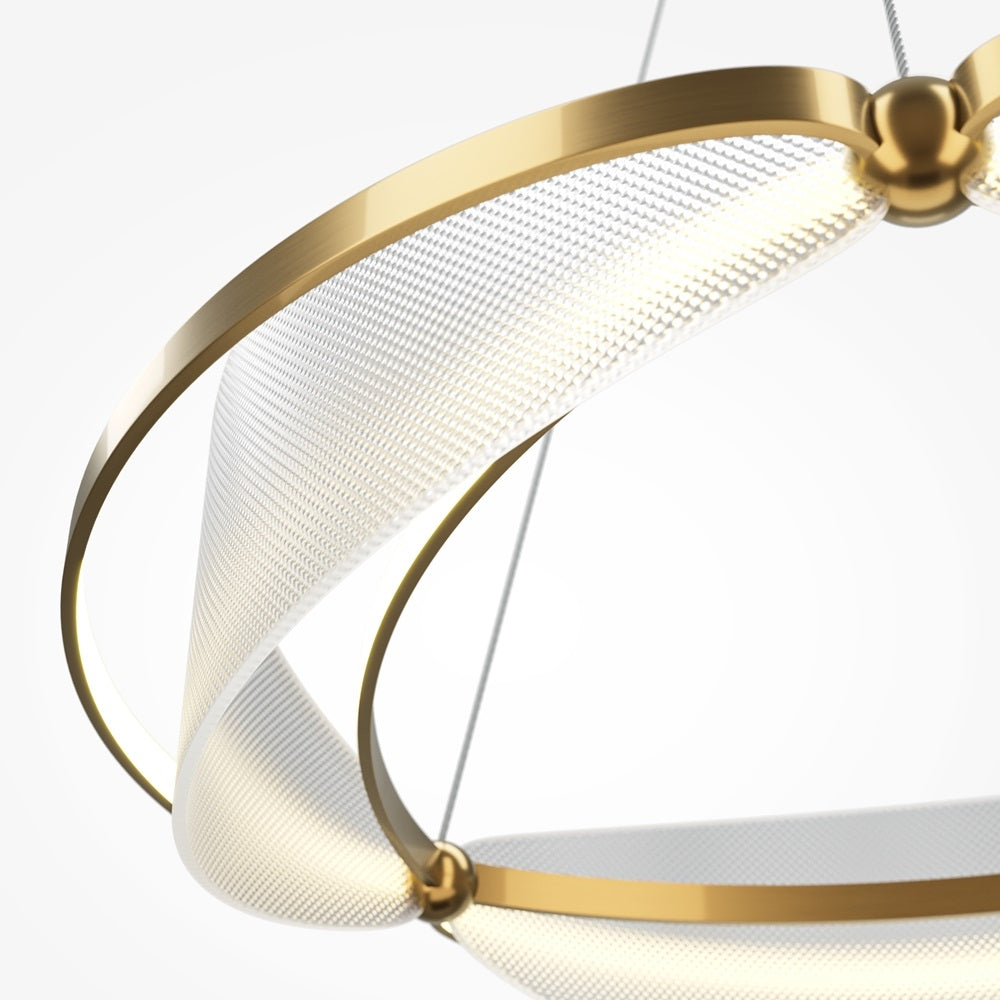 Lampa suspendata BREZA BRASS ROUND