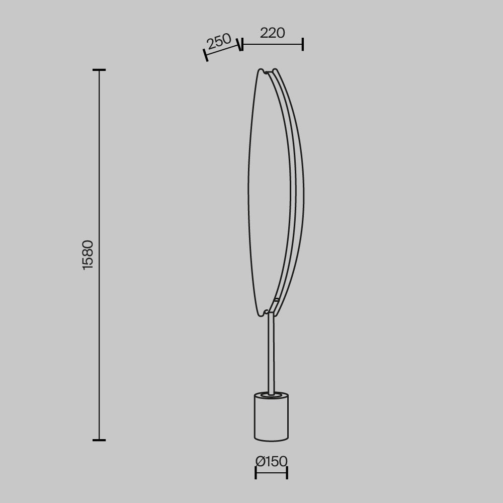 Lampadar BREZA DIMABIL